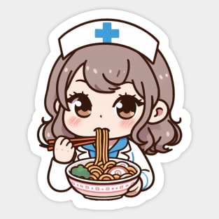 Cute Nurse Ramen Sticker